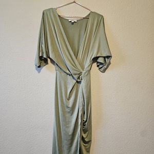 Sage green Hi-Lo dress